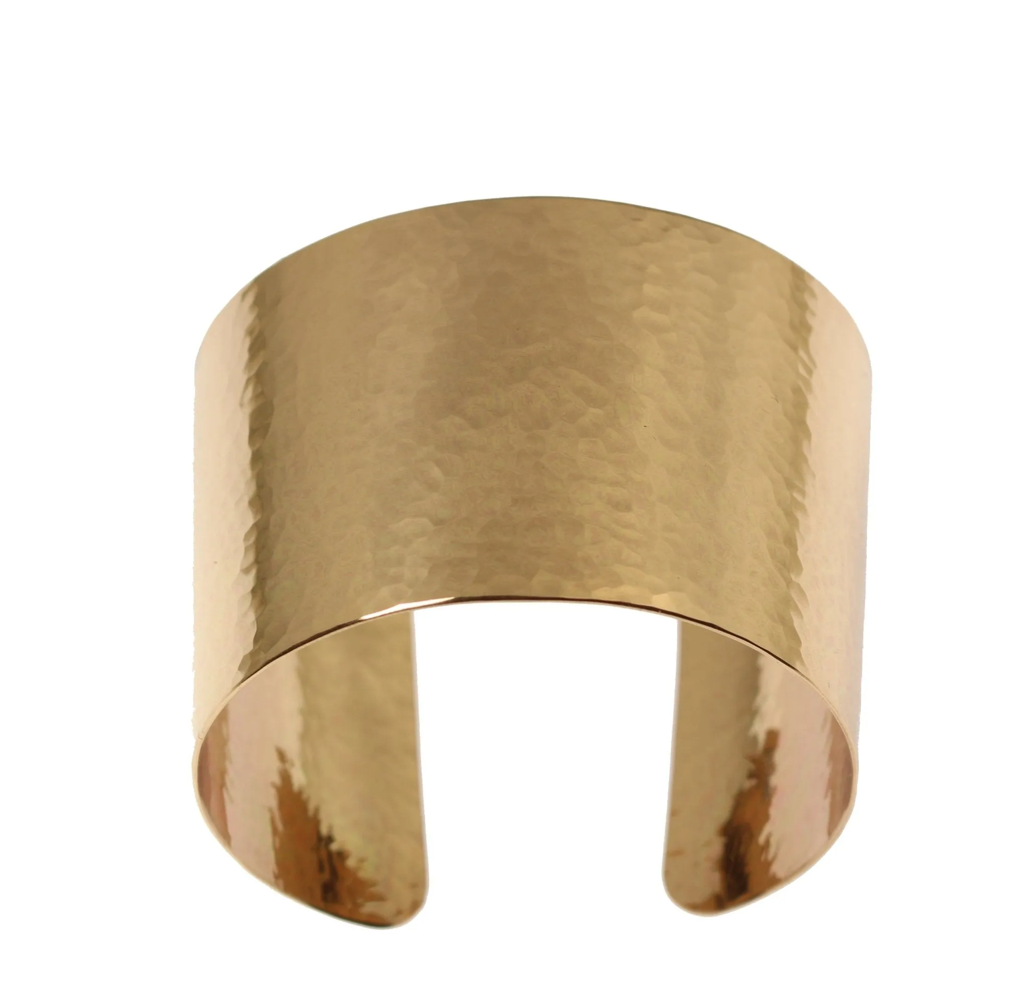 Hammered Bronze Cuff Bracelet