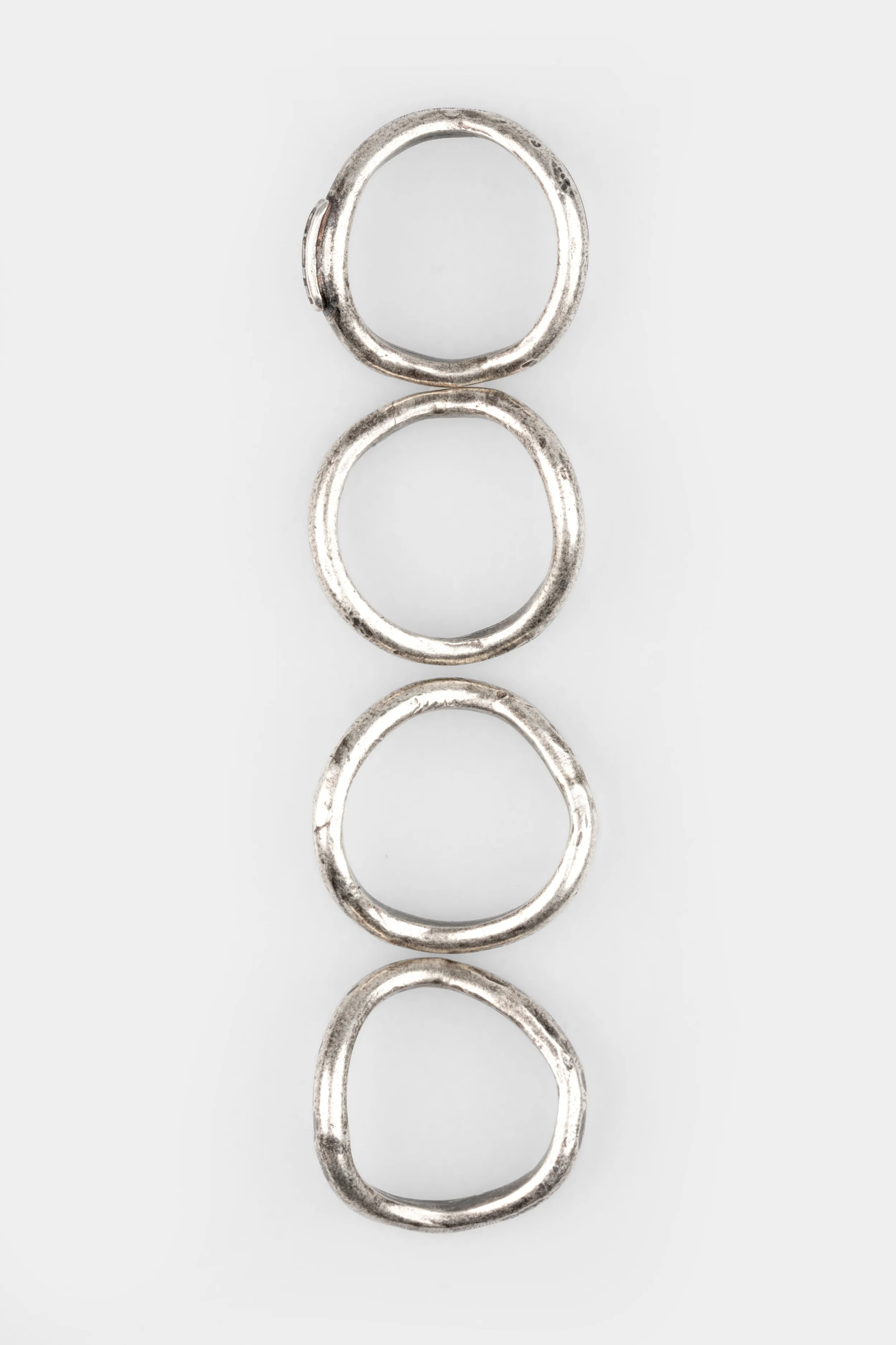 Imperfect stacking rings