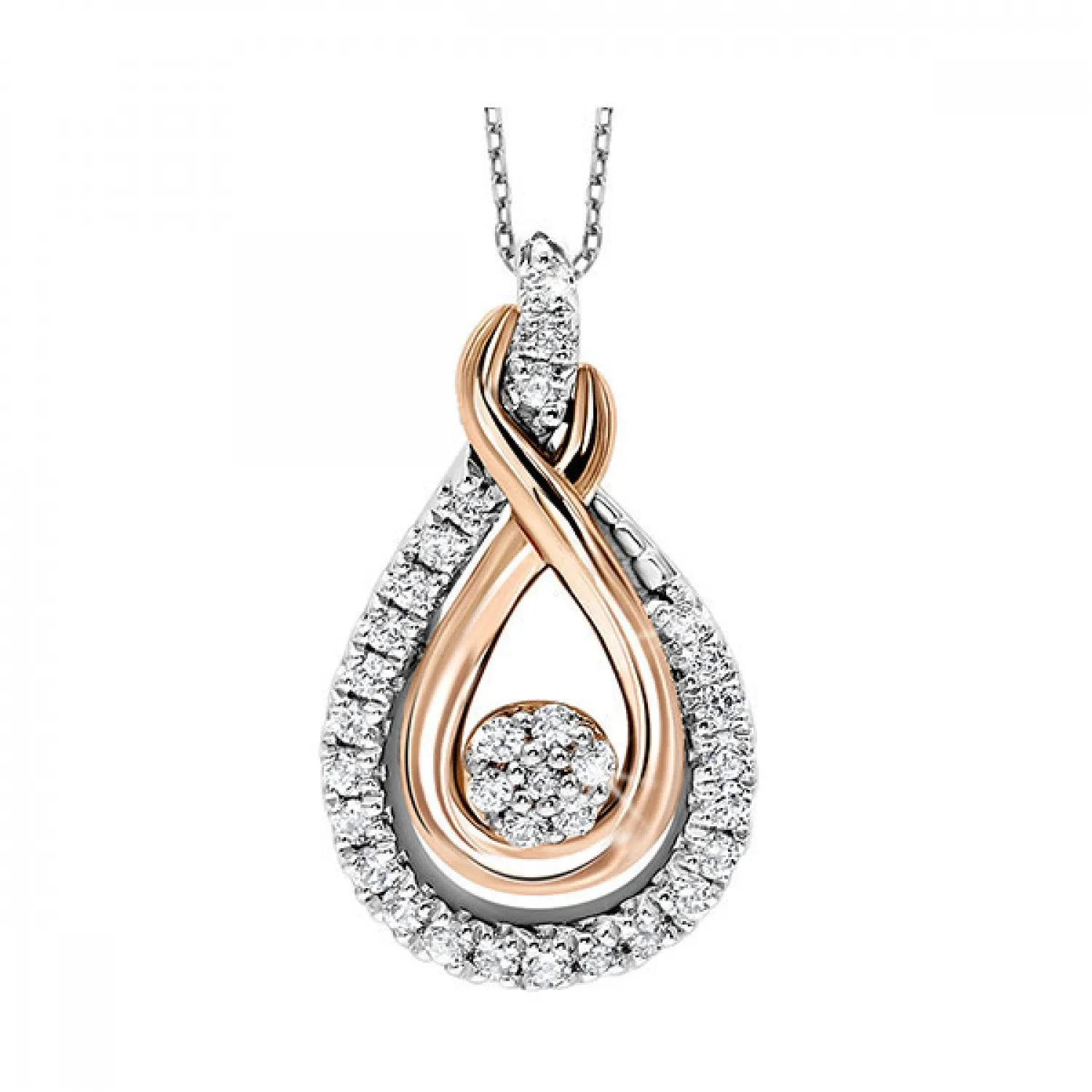 Infinity Diamond Necklace