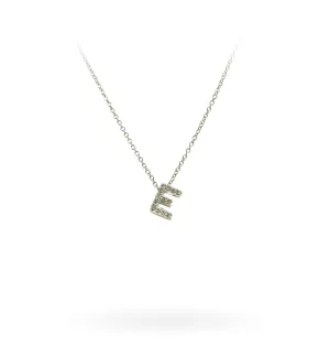 Initial "E" Necklace