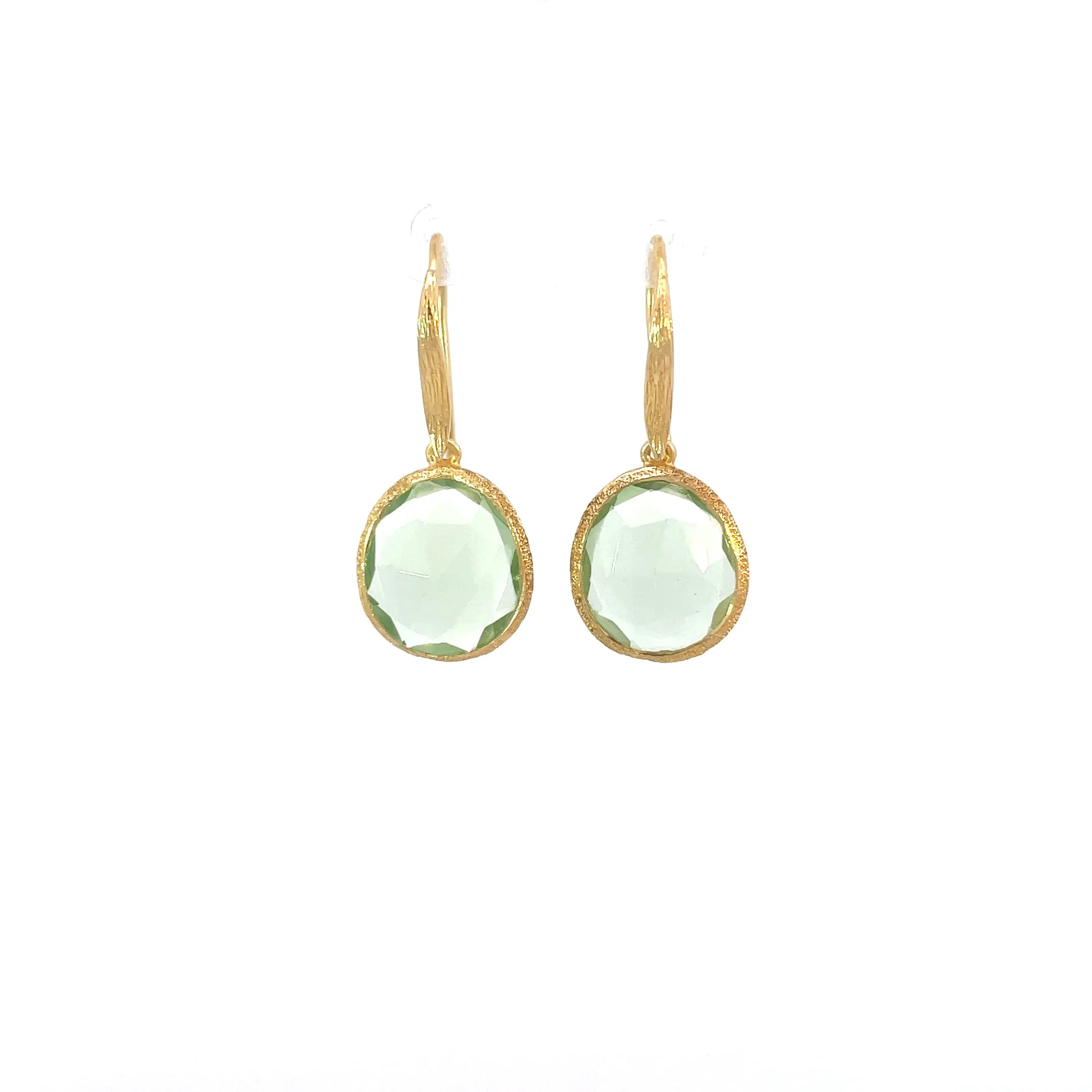 Jorge Revilla Shade Green Amethyst Earrings