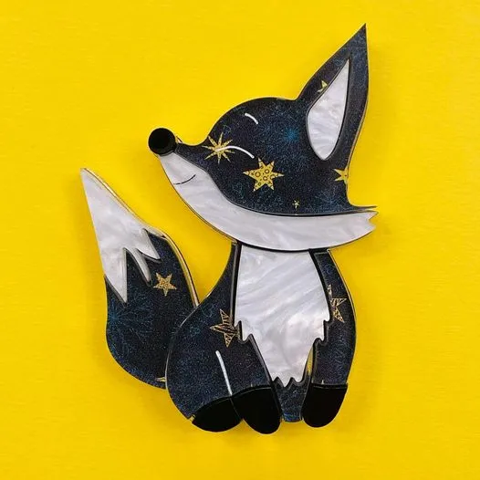 Joy the new years 2021 🦊 fox  - Brooch