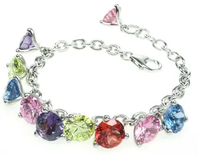 Kaleidoscope - Colored CZ Bracelet