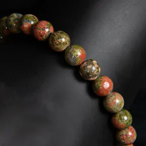 Kemble Beaded Unakite Bracelet