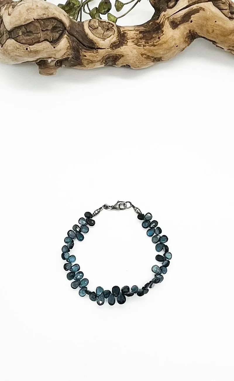 London Blue Topaz Gemstone Bracelet