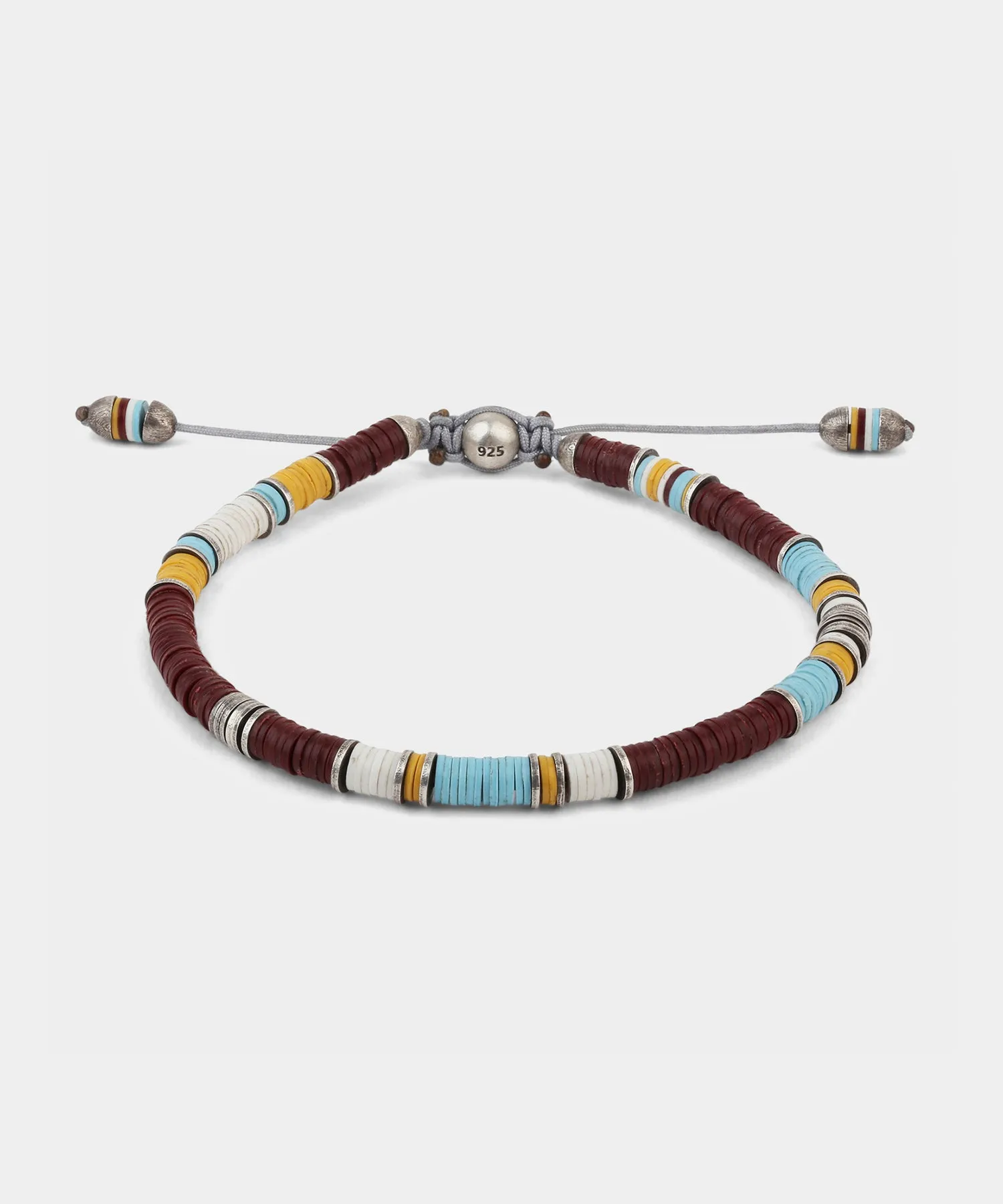 Maor Boho Bracelet in Burgundy Mix