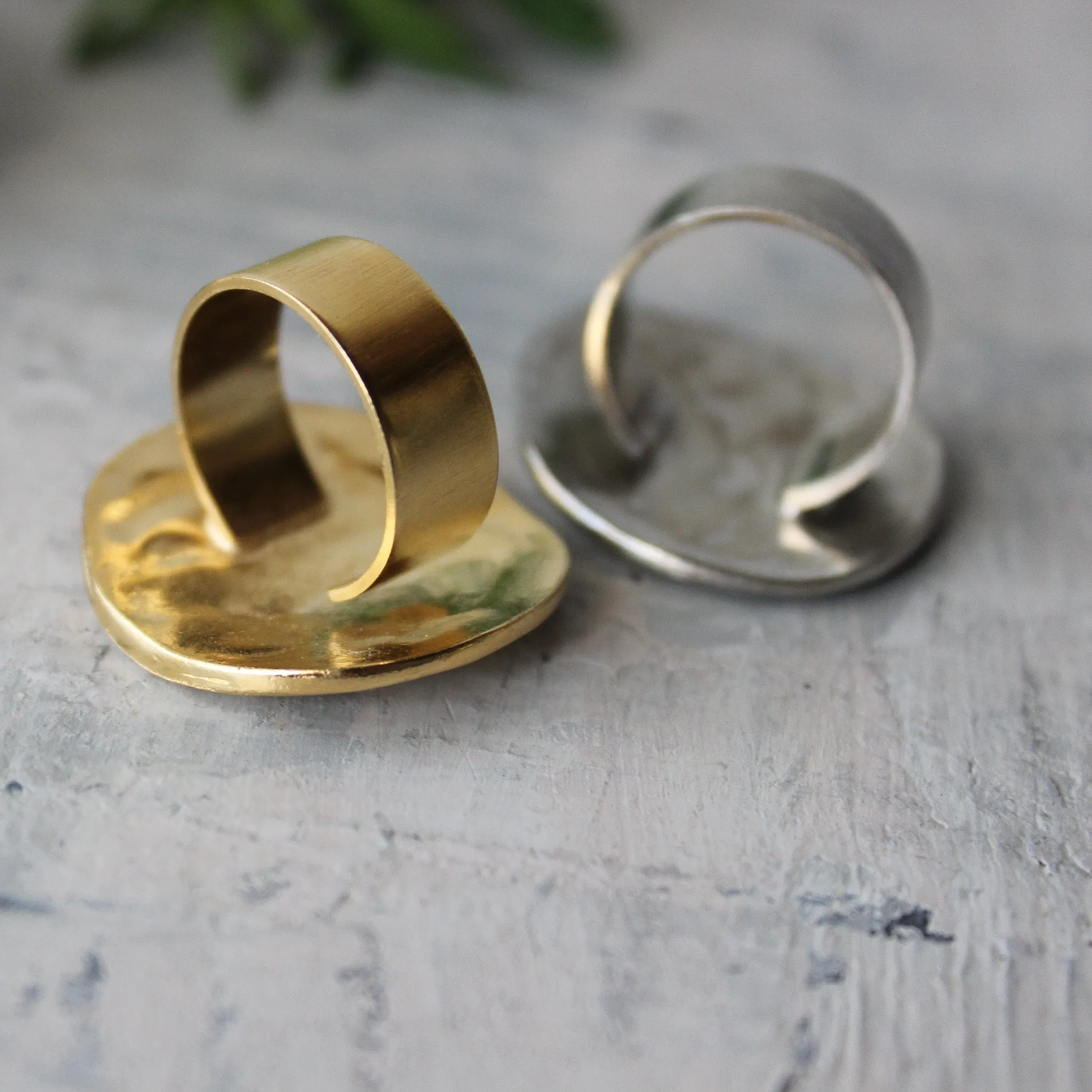 Mediterranean Rings Silver & Gold