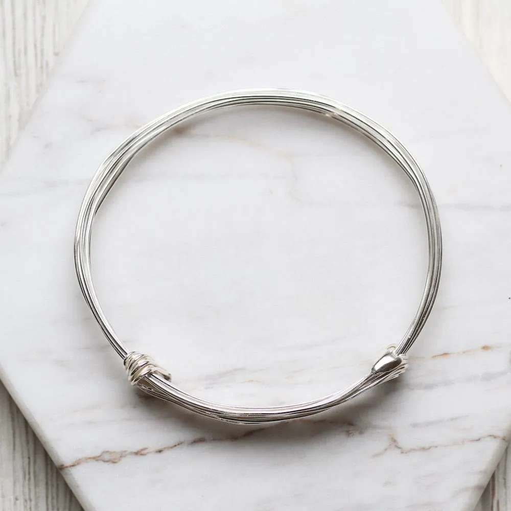 Medium Elephant Hair Inspired Bangle