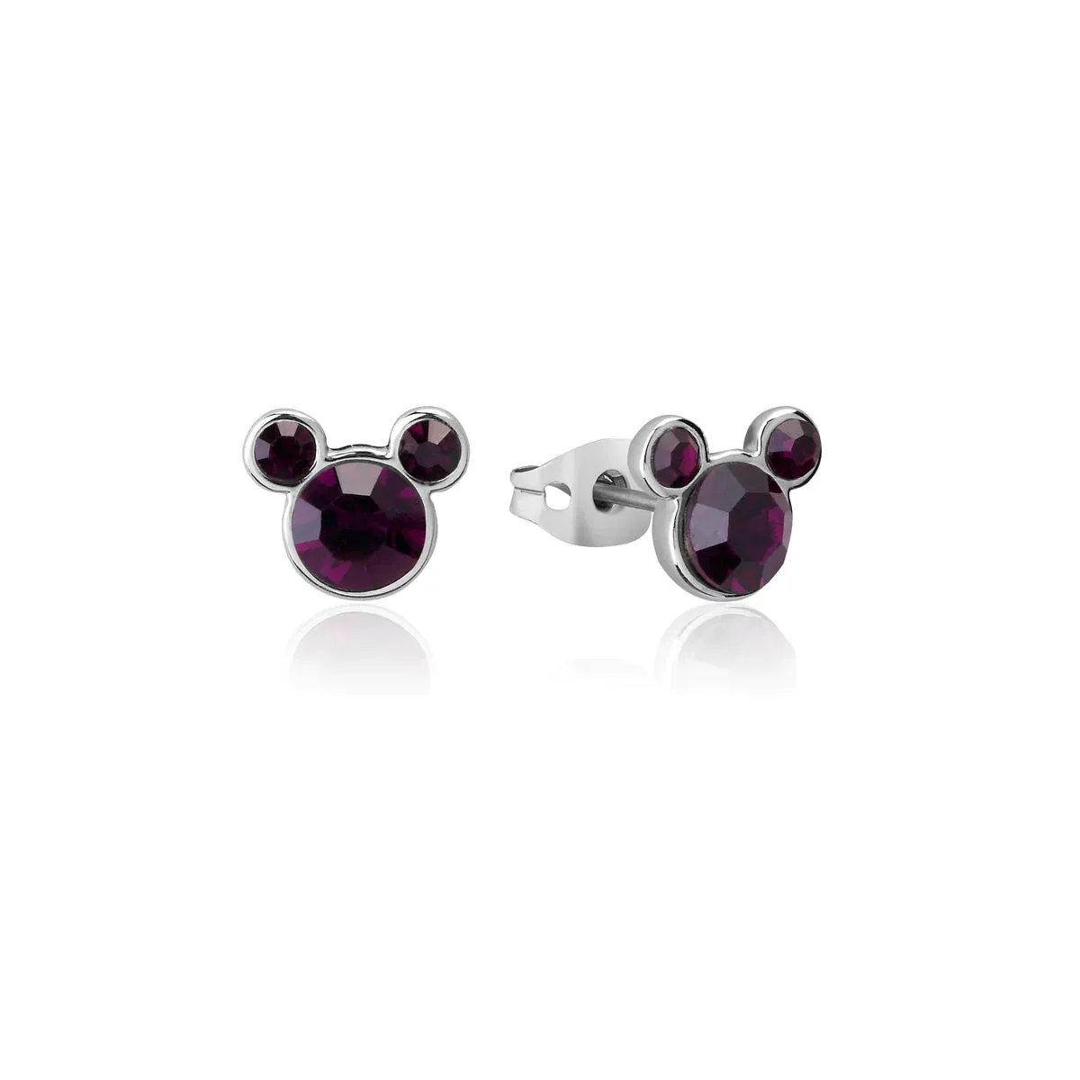 Mickey Mouse Birthstone Stud Earrings