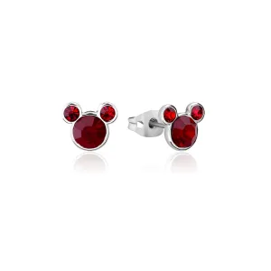 Mickey Mouse Birthstone Stud Earrings