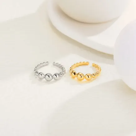 Milly | Adjustable Gold Plated Stainless Steel Ring