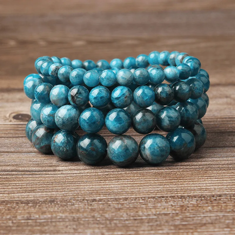 Natural Apatite Bracelet Multiple Sizes