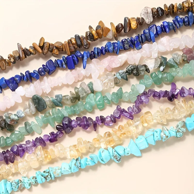 Natural Crystal Gravel Beads for DIY Bracelets and Jewelry