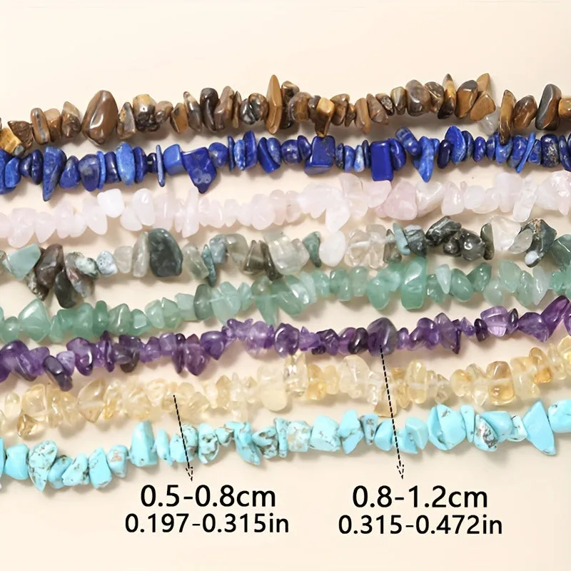 Natural Crystal Gravel Beads for DIY Bracelets and Jewelry