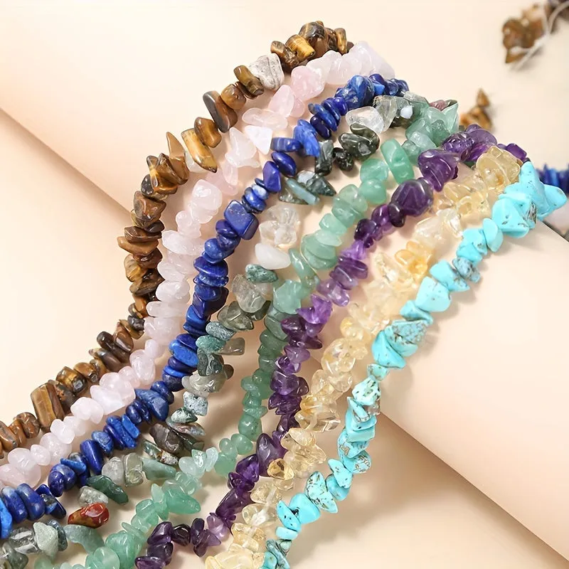 Natural Crystal Gravel Beads for DIY Bracelets and Jewelry