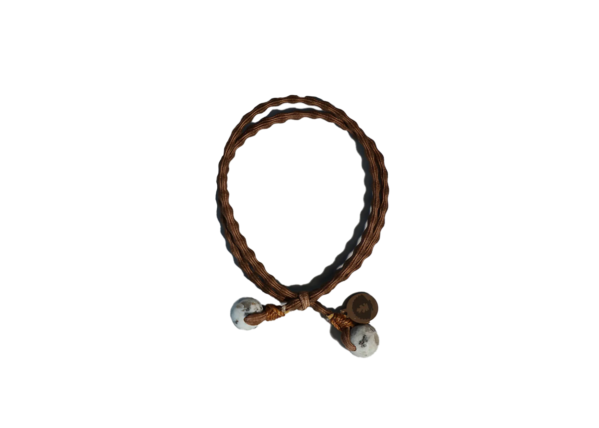 ooaklet • adjustable hair tie bracelet • camel