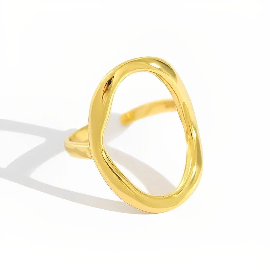 Oval Open Ring - Eva