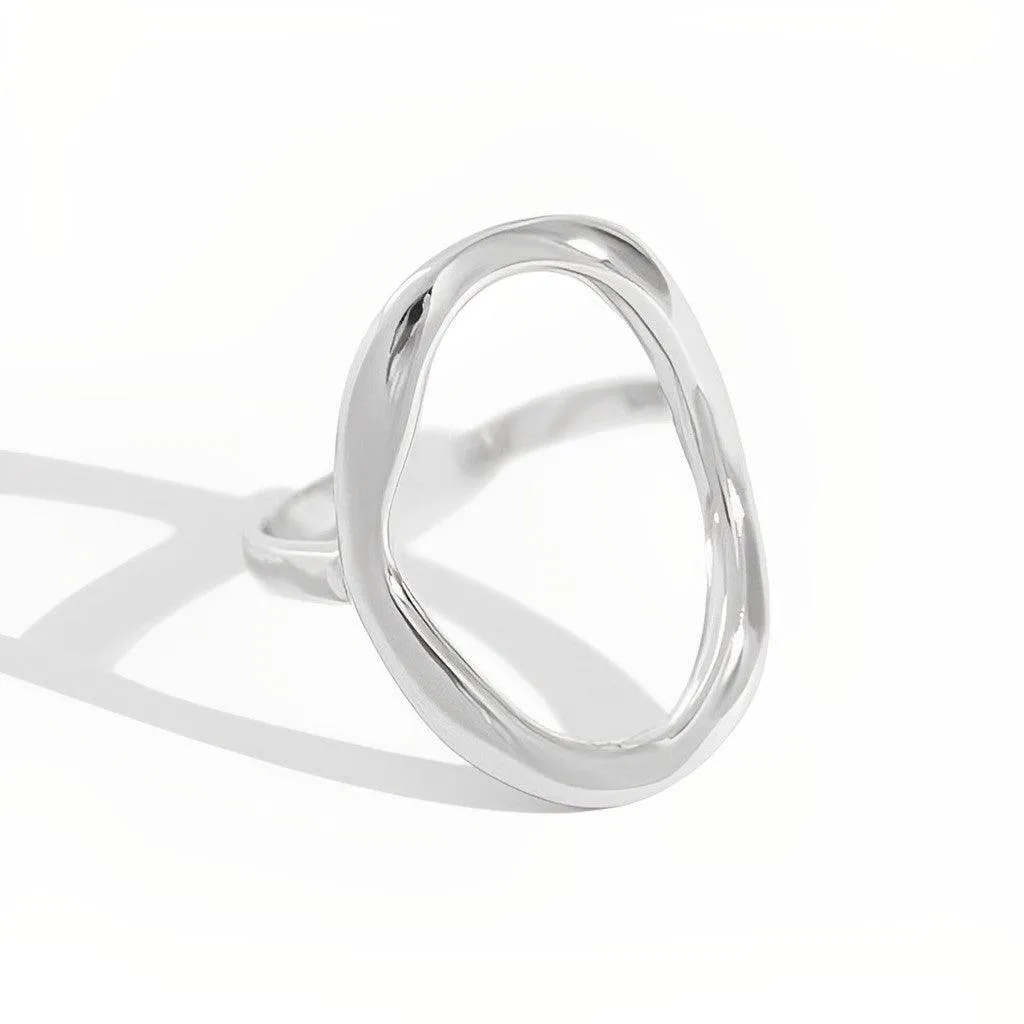 Oval Open Ring - Eva