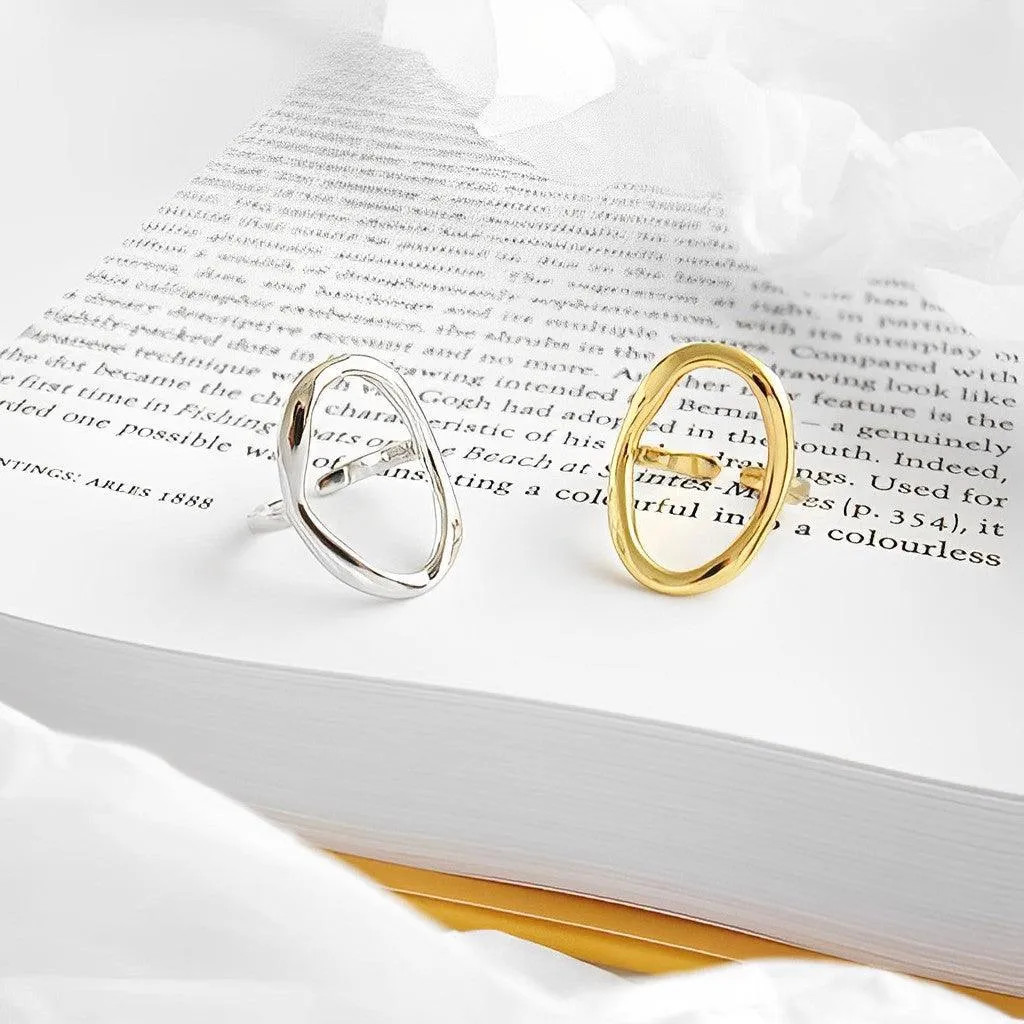 Oval Open Ring - Eva