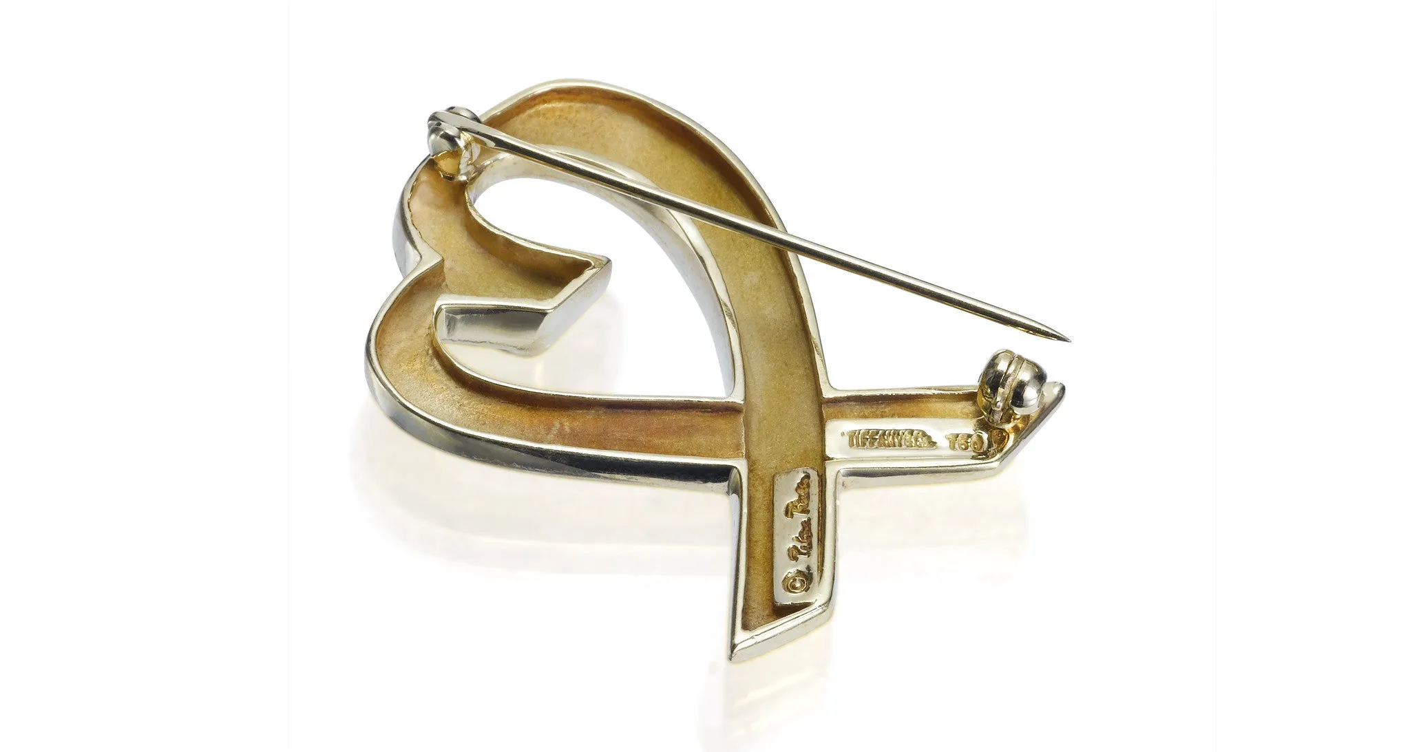 Paloma Picasso Gold Heart Pin