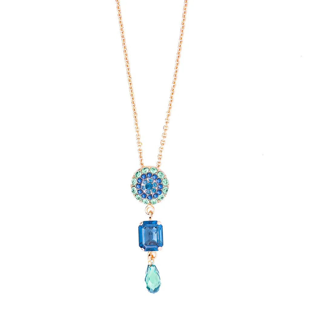 Pavé Emerald Cut Pendant in "Chamomile" *Preorder*