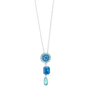 Pavé Emerald Cut Pendant in "Chamomile" *Preorder*