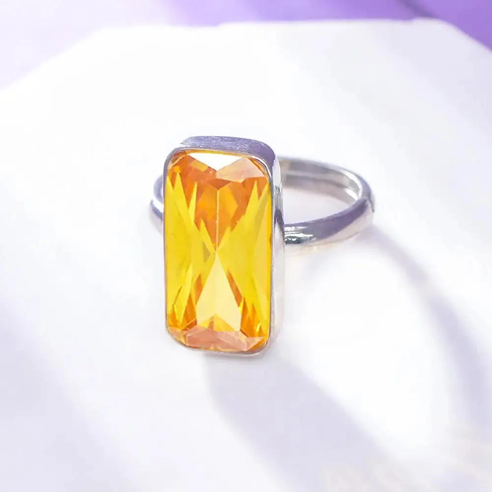 SILVER 92.5 CITRine RING