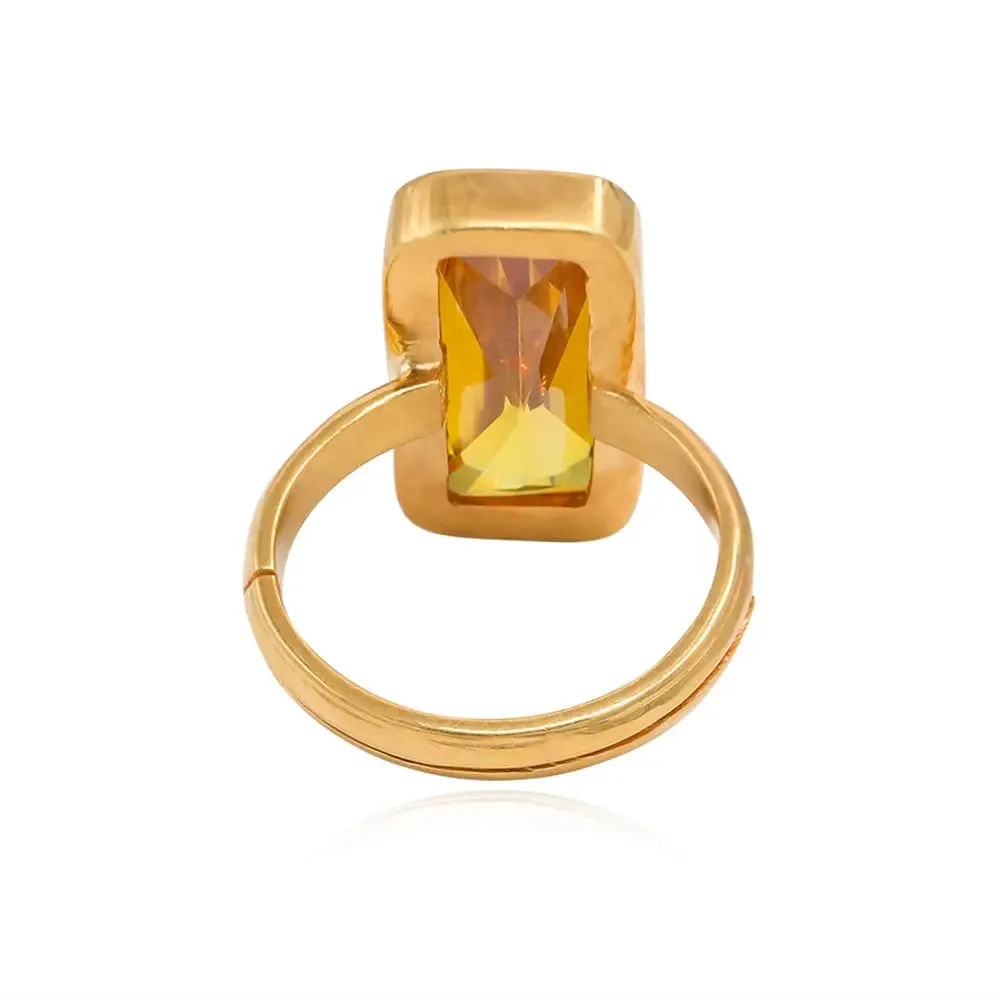 SILVER 92.5 CITRine RING