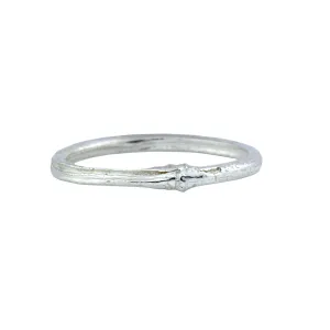 Silver Bamboo Ring