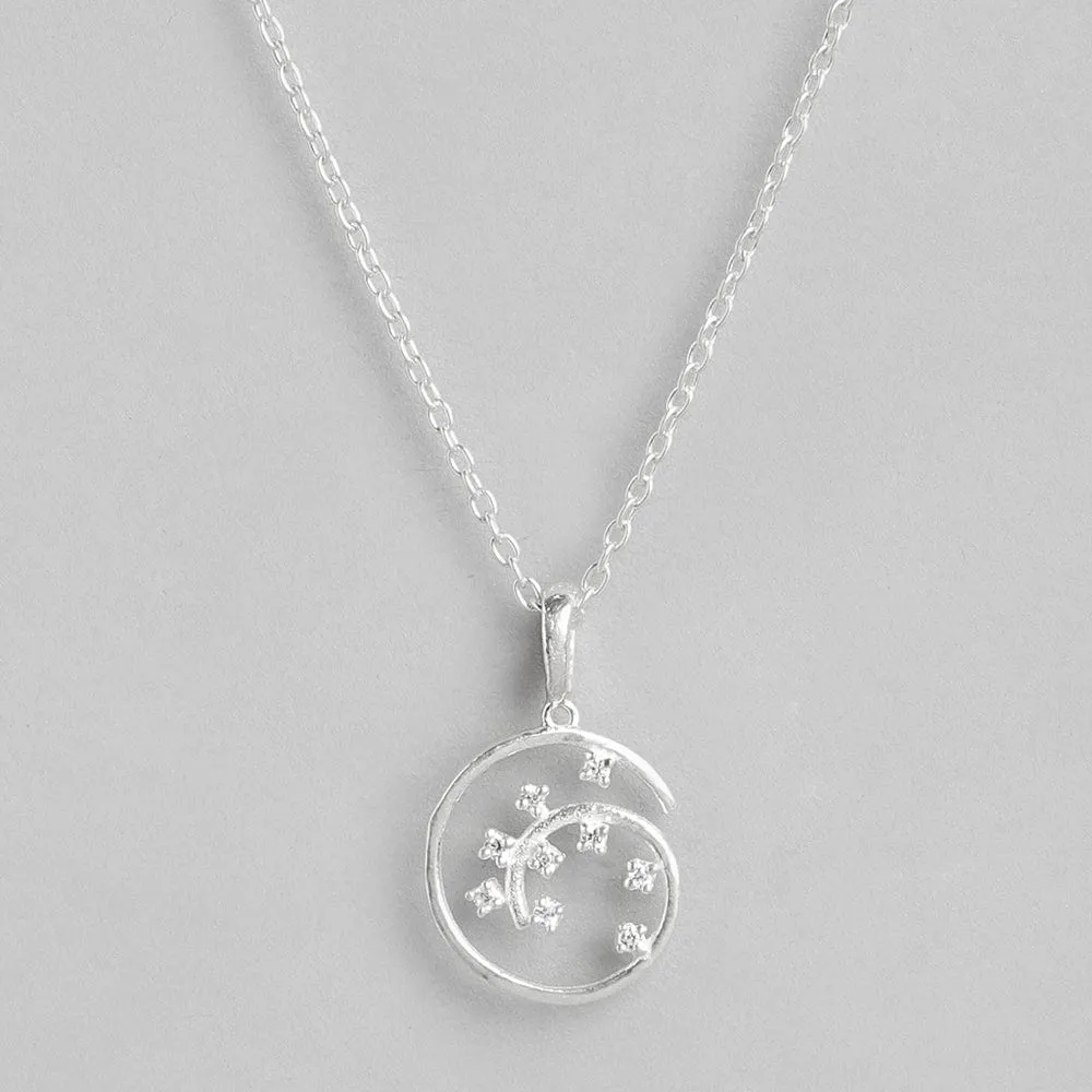 Silver Zircon Pendant