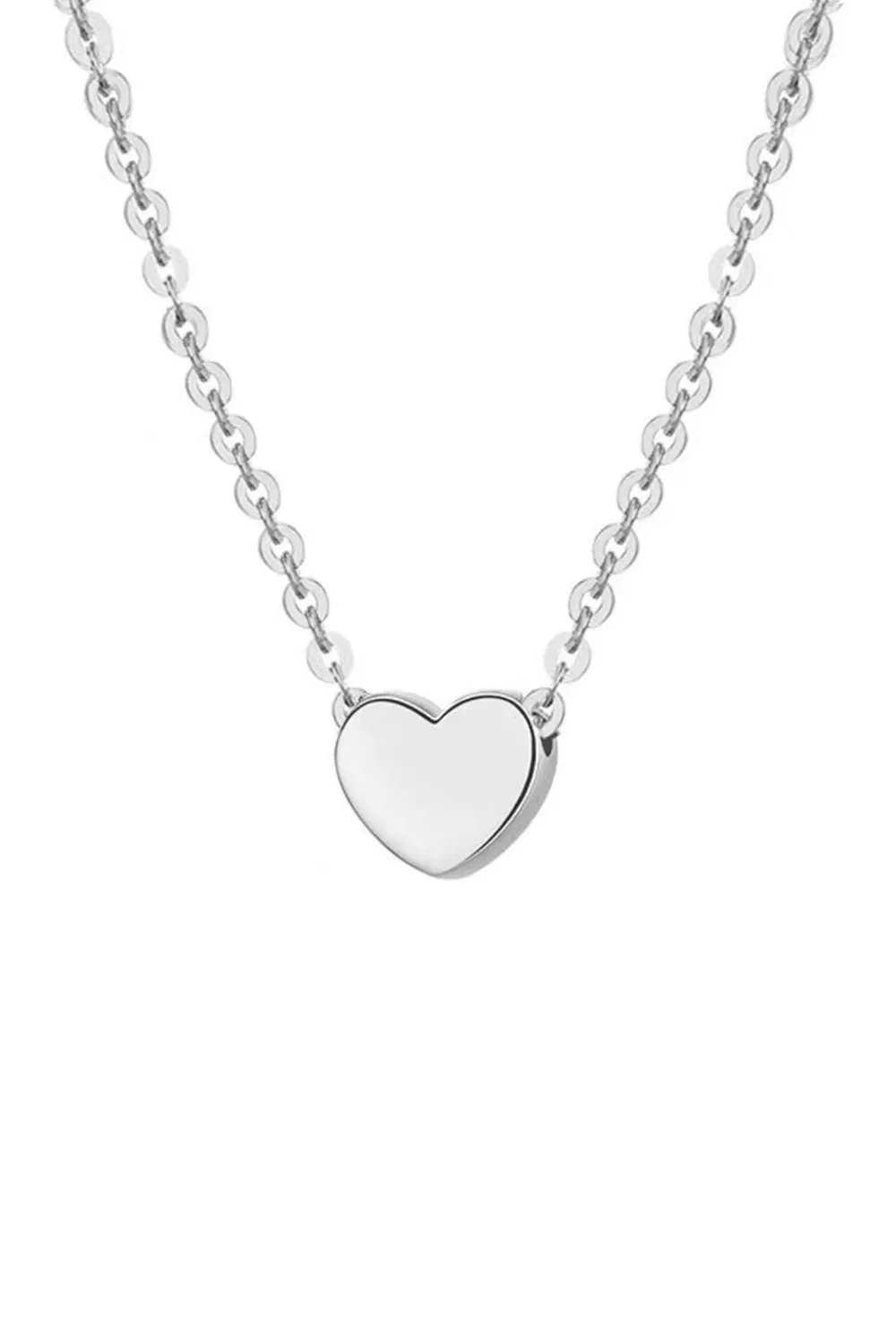 Simple Heart Pendant Necklace