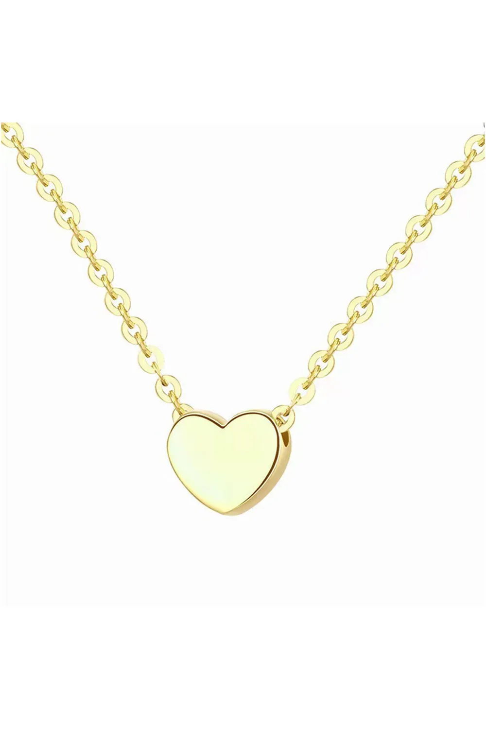 Simple Heart Pendant Necklace