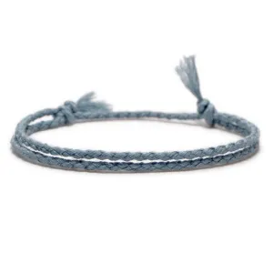 Simple Woven Cotton Rope String Bracelet Pray Yoga Handmade Pure Color Chic Tassel Bracelet for Men Women