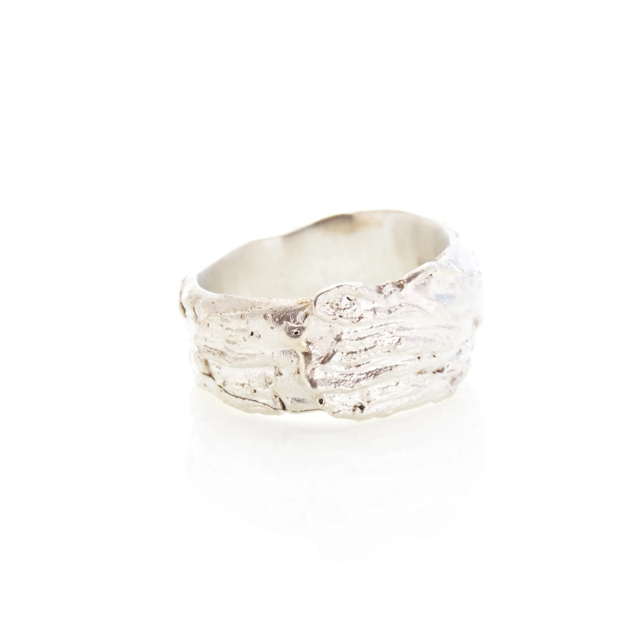 Textured Silver Ring