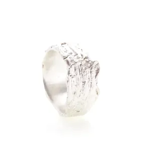 Textured Silver Ring