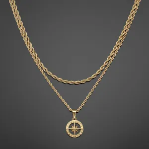 The North Star Pendant Set - Gold RG1016G