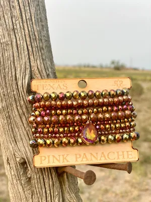 The Pink Panache Fall Colors Stack Bracelet Set