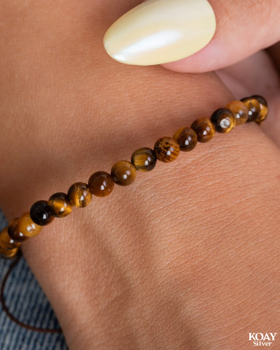 Tiger Eye Balls Bracelet