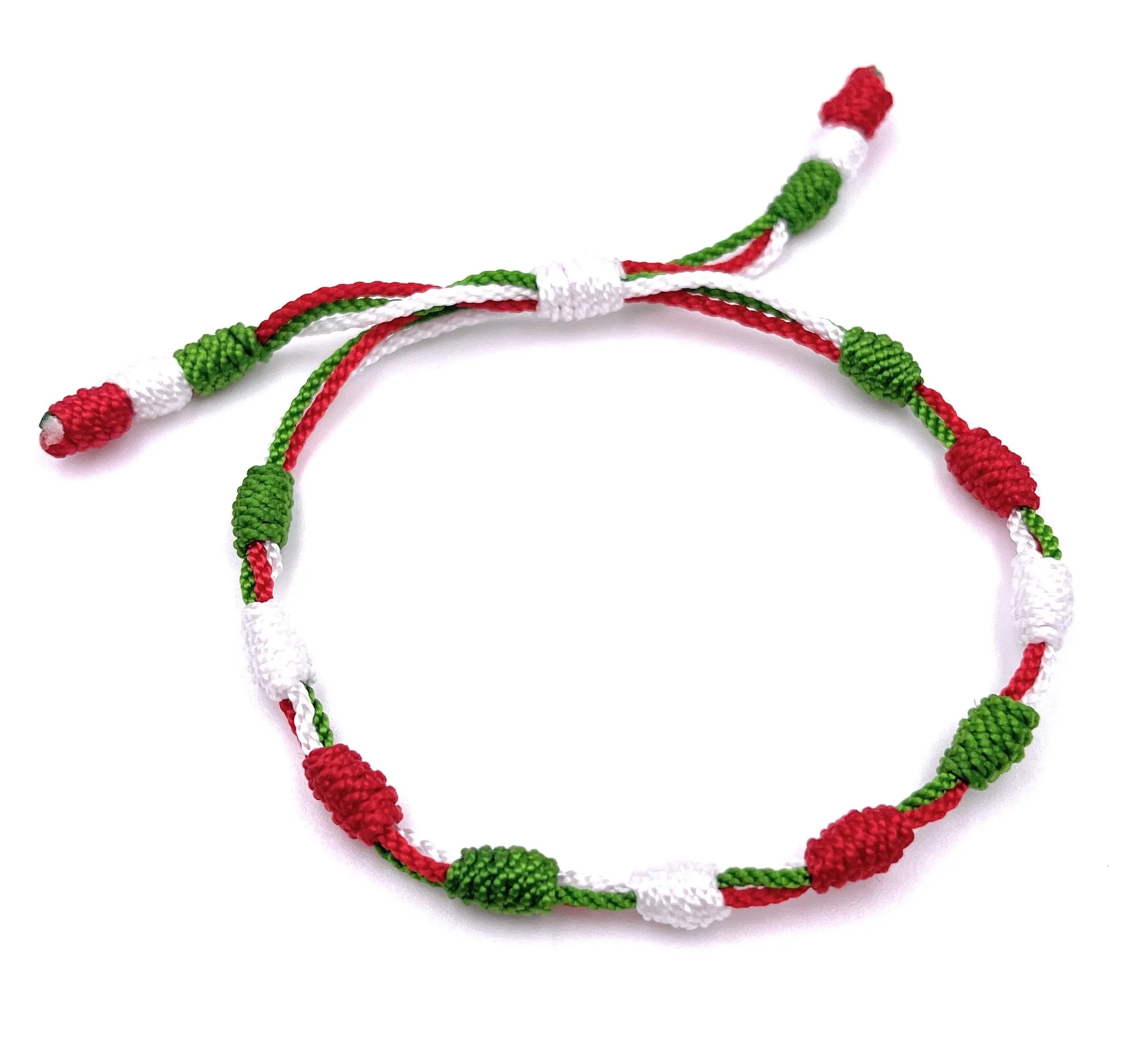 Tricolor Mexico Flag Bracelet