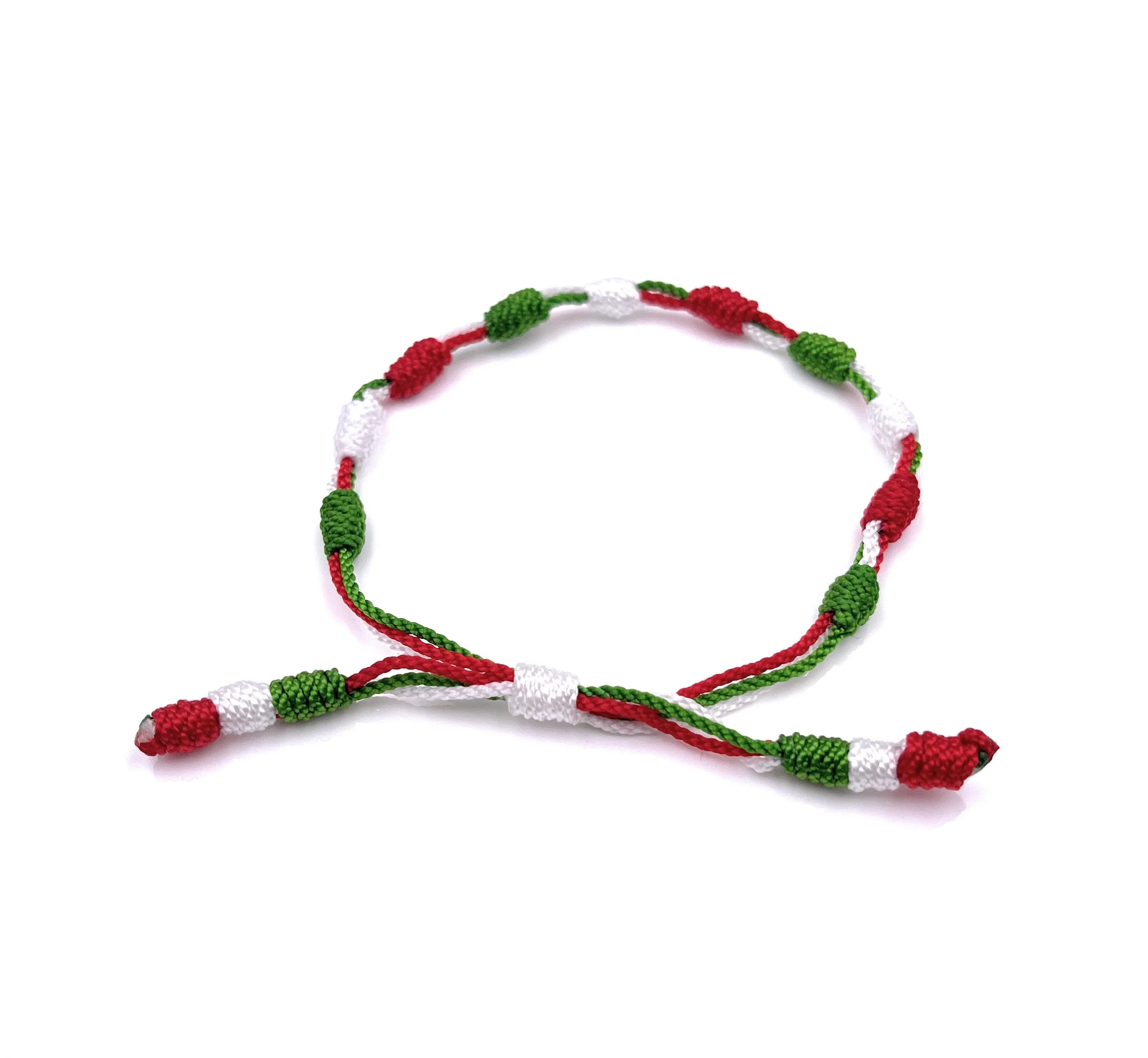 Tricolor Mexico Flag Bracelet