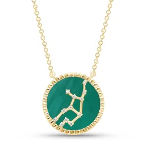 Virgo Necklace, 18k Gold