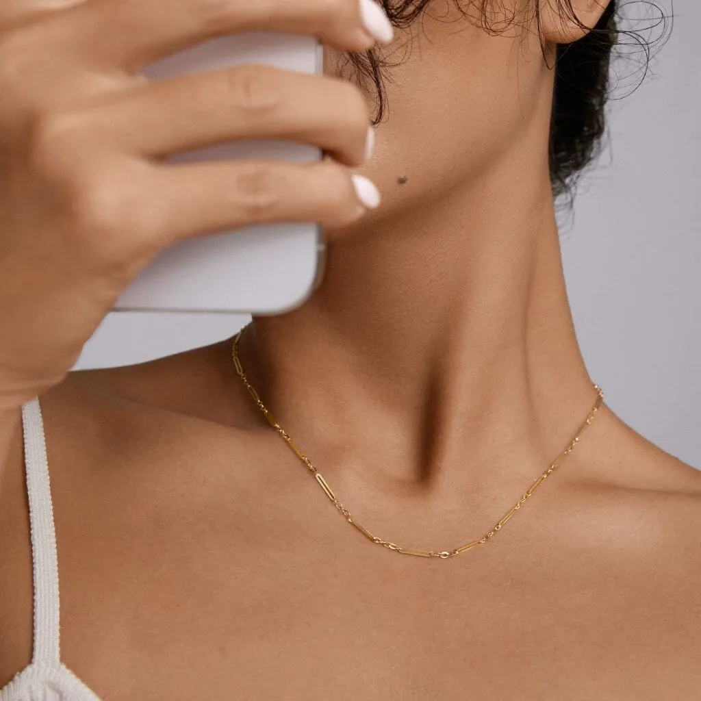 Wang paperclip chain necklace