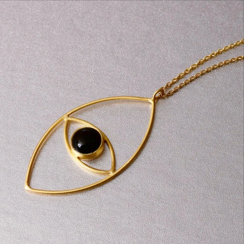 Zora Necklace With Black Onyx